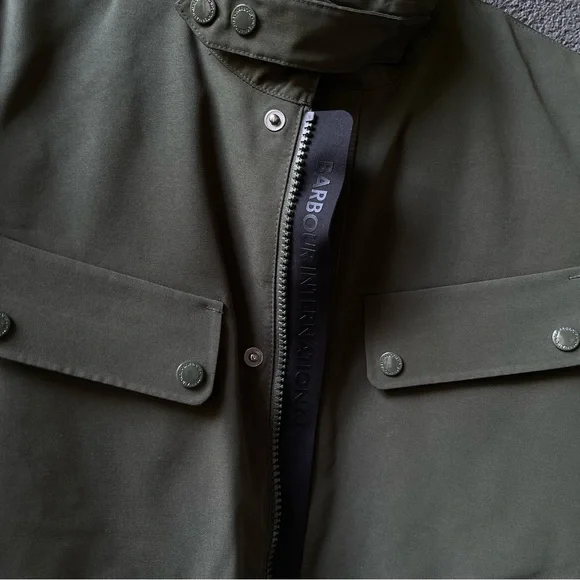 Barbour Intl Waterproof Duke Jacket in Sage British Style - Picture 5 of 8